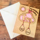 Wooden Baby Keepsake Card