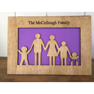 Wooden Family Card