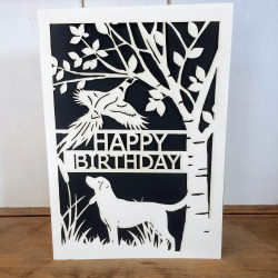 Gun Dog Birthday Card