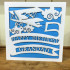 Biplane Papercut Card