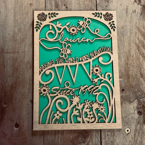 Personalised Year Birthday Card