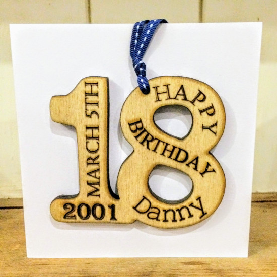 Milestone Birthday Decoration Card