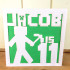 Minecraft Papercut Card
