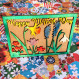 Spring Flowers Hand Painted Mother's Day Card