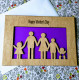 Wooden Family Card