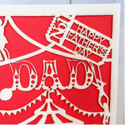 Circus Father's Day Card