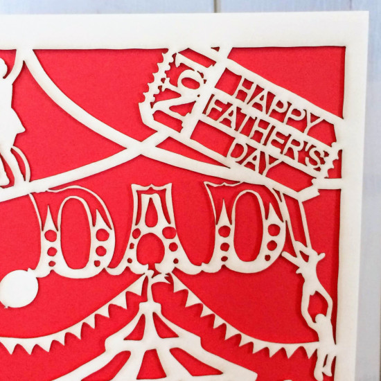 Circus Father's Day Card