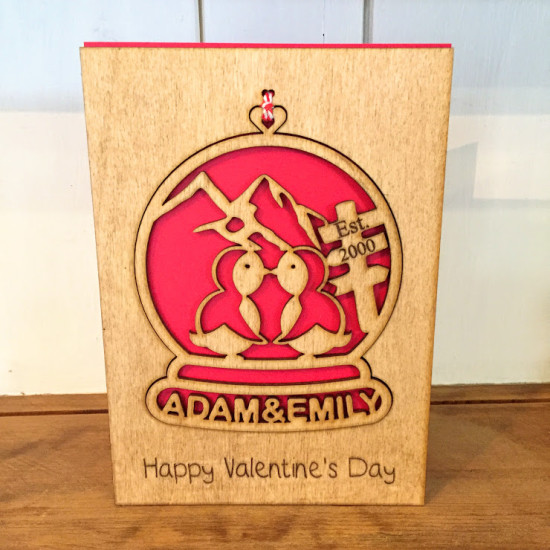 Penguins Valentine's Day Card