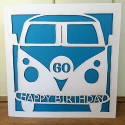 Camper Van Birthday Card