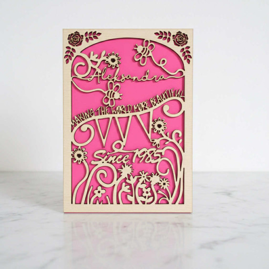 Personalised Year Birthday Card
