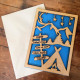 Wooden Camping Card