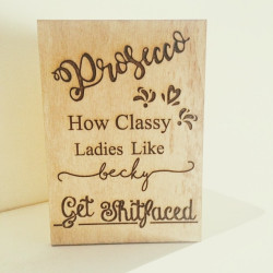 Prosecco Birthday Card