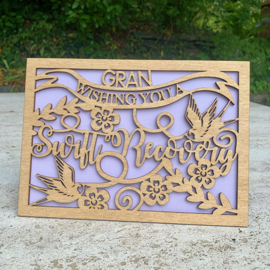 Personalised Get Well Soon Card