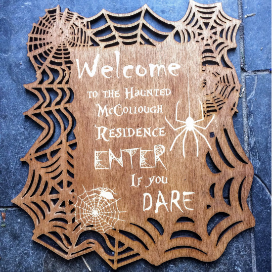 Personalised Halloween Sign