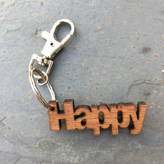 Happy Keyring