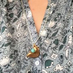Bluetit Necklace