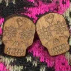 Day of the Dead Skull Earrings