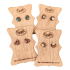 Wooden Geode Earrings