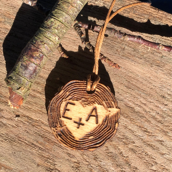 Tree Slice Pendant