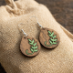 Wooden Branch Drop Earrings