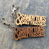 Sandy Toes & Salty Kisses Keyrings