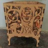 Wooden Owl Lantern