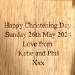 Engraving on Underside of Stool  + £6.00 