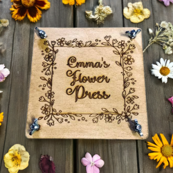 Personalised Wooden Flower Press