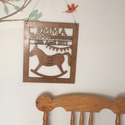 Personalised Birth Frame