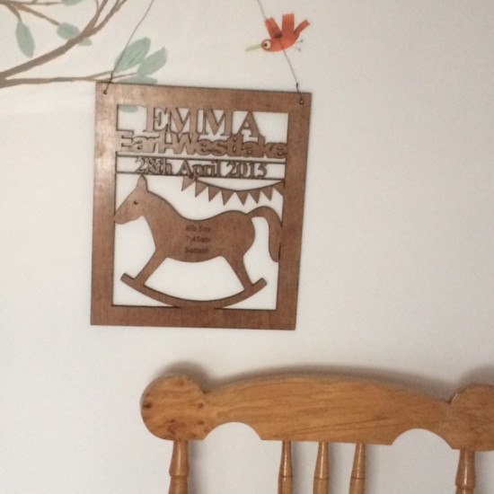 Personalised Birth Frame
