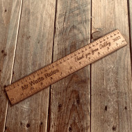 Personalised Wooden Ruler