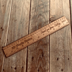 Personalised Wooden Ruler