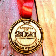 Personalised Wooden Medal