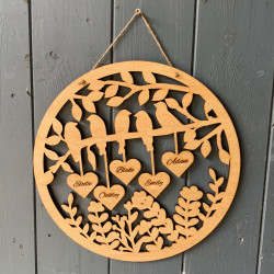 Birds on a Branch Wall Art