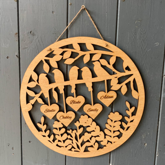 Birds on a Branch Wall Art