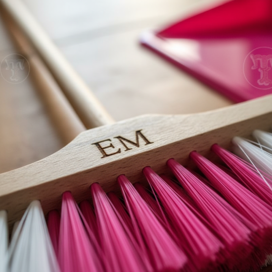 Child's Personalised Dustpan and Brush Set