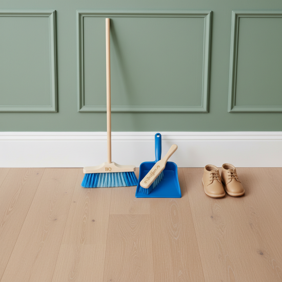 Child's Personalised Dustpan and Brush Set