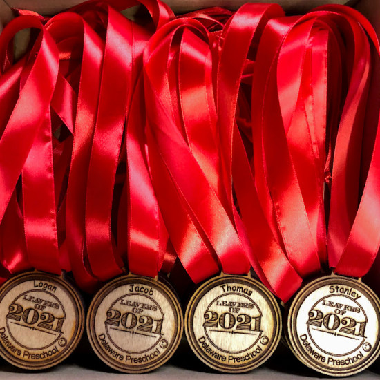Personalised Wooden Medal