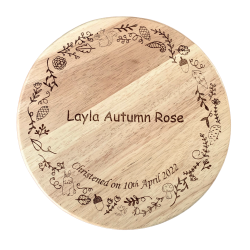Personalised Wooden Woodland Stool