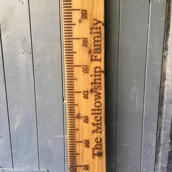 Wooden Height Chart Ruler