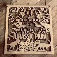 Motherhood Quote Plaque