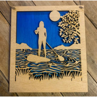 Paddle Boarder Wall Art