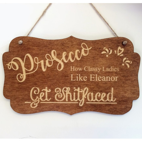 Personalised Prosecco Sign