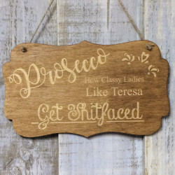 Personalised Prosecco Sign
