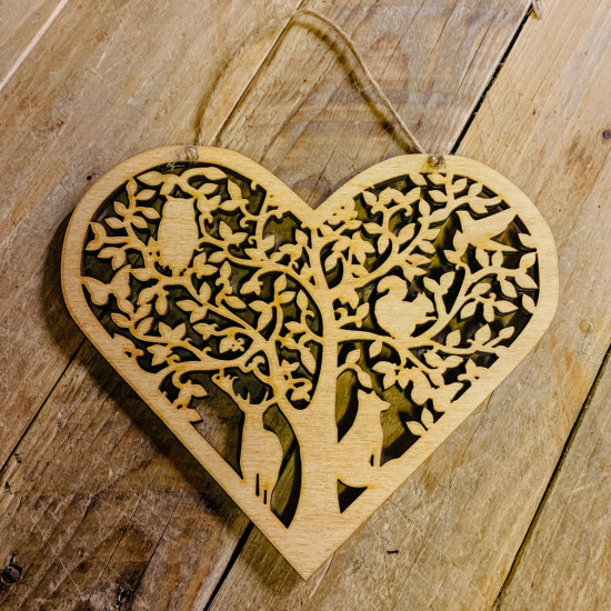 Woodland Animal Heart