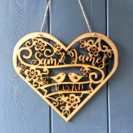 Personalised Wedding Heart
