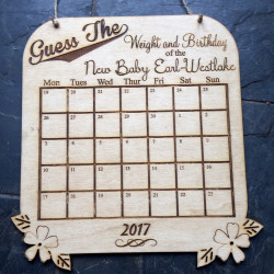Baby Shower Guessing Game