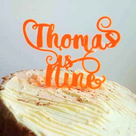 Personalised Cake Topper