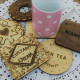 Set of 6 Biscuit Coasters