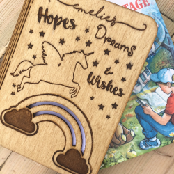 Personalised Unicorn Notebook